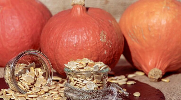 Semillas de calabaza de parásito